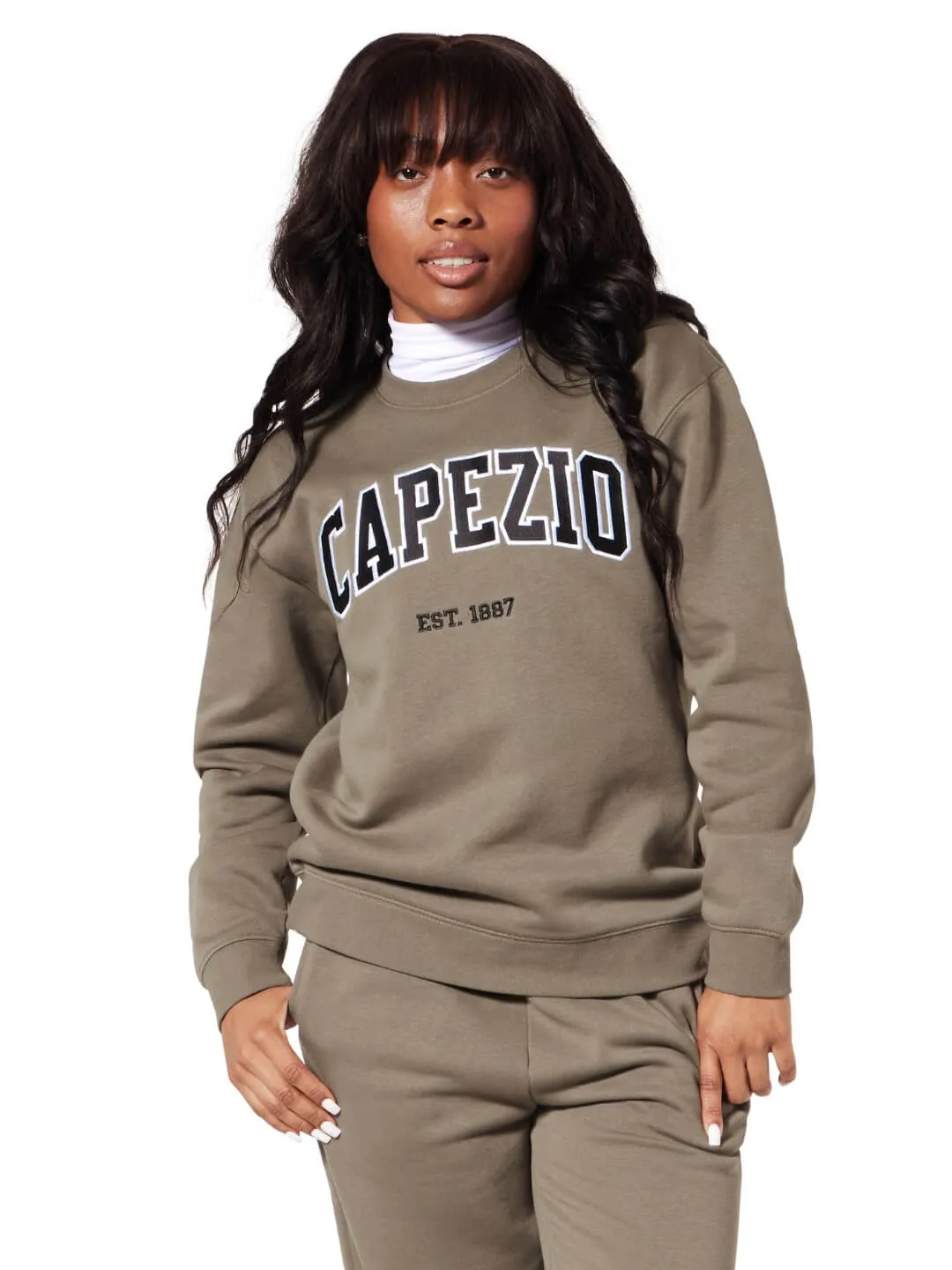 Capezio Street Style F6005U Sweatshirt Oatmeal Baumwolle