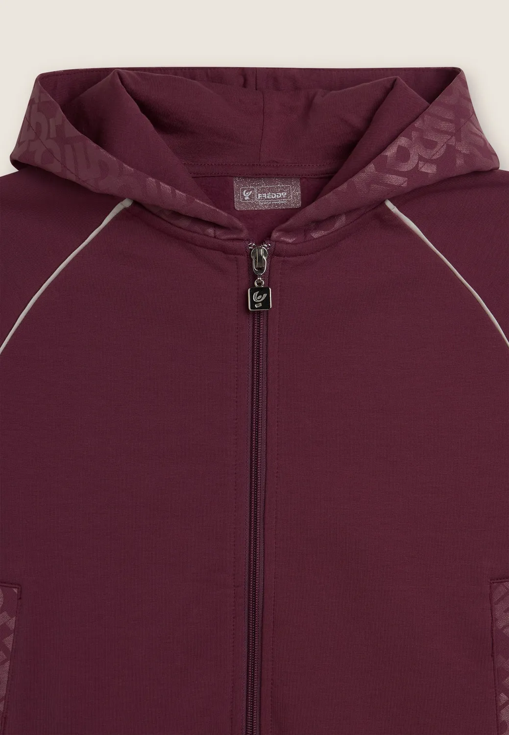 Freddy Kinder Sweatjacke Kapuze Schwarz 10 Jahre Logo