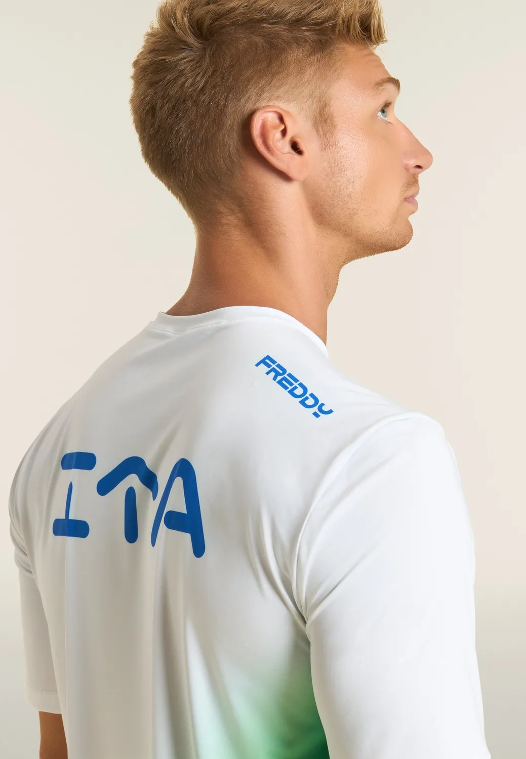Freddy Beach Volley Nazionale Italia 2025/26 T-Shirt blau