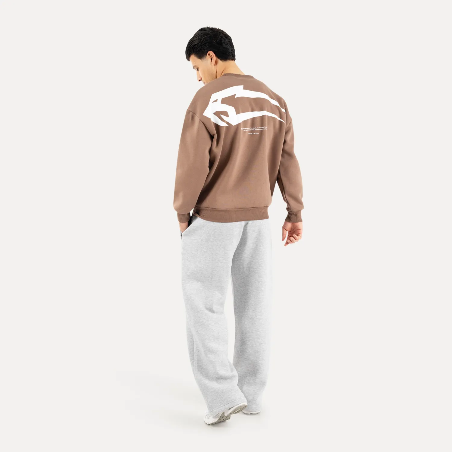 Smilodox Lunara Tane Sweatshirt Schwarz Oversize weich