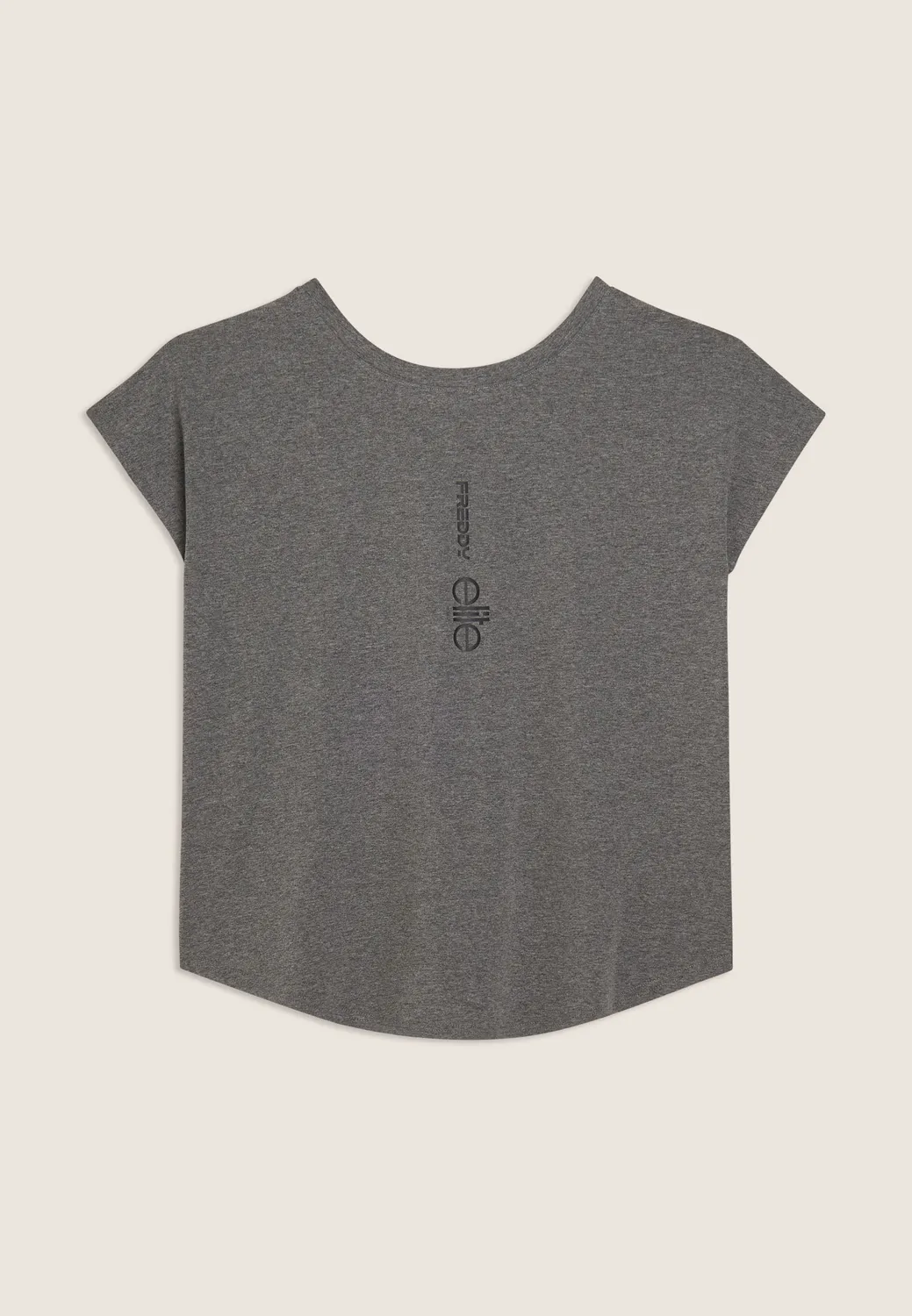 Freddy Elite T-Shirt Melange Gray beidseitig Baumwolle