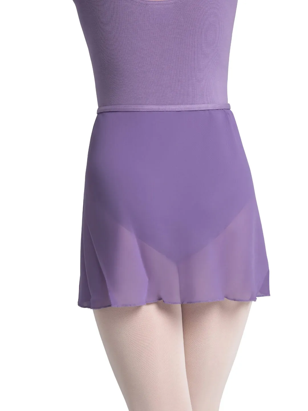 Capezio CAD800C Wickelrock Mädchen Schwarz Chiffon