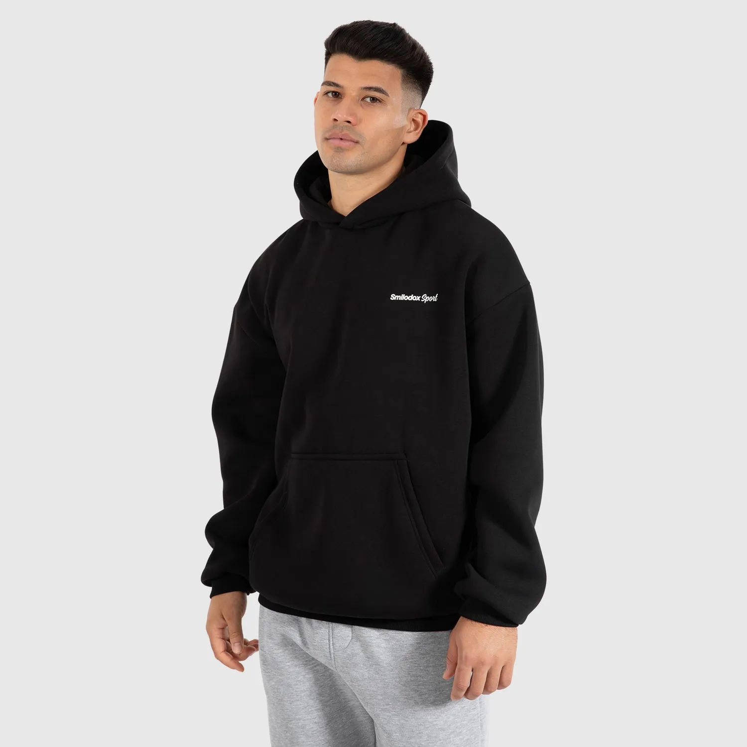 Smilodox Sorea Fortes Hoodie Schwarz Oversize