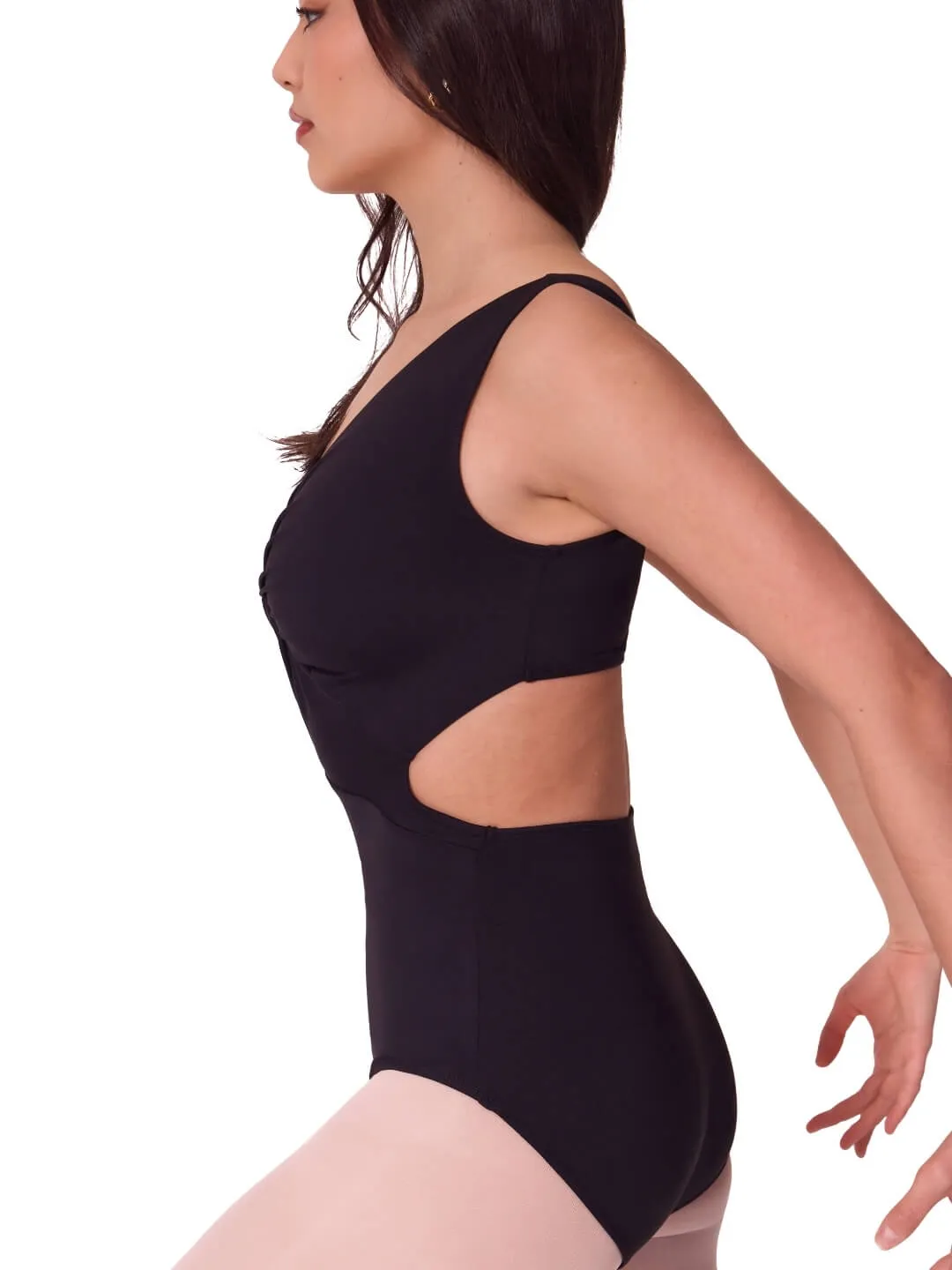 Capezio Soft Elegance EL104W Body Schwarz Twist