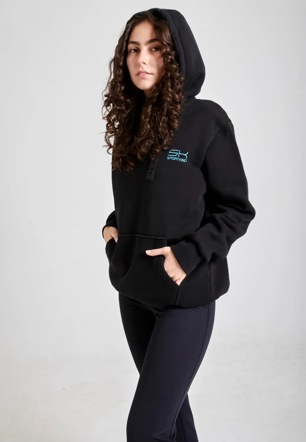 SPORTKIND Tennis Padel Hoodie XXL einfarbig
