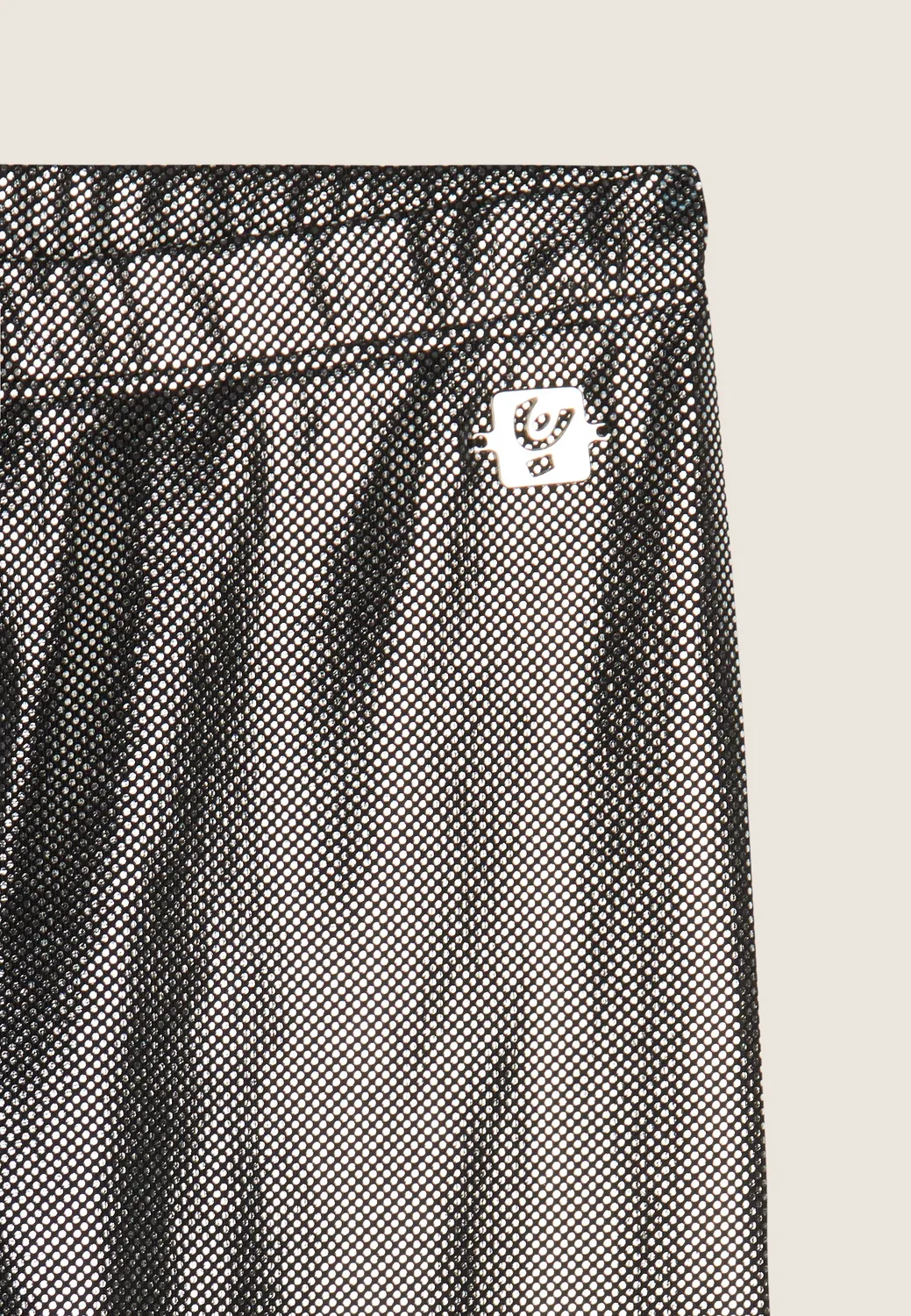 Freddy Kinder Leggings Silber Metallic Coated