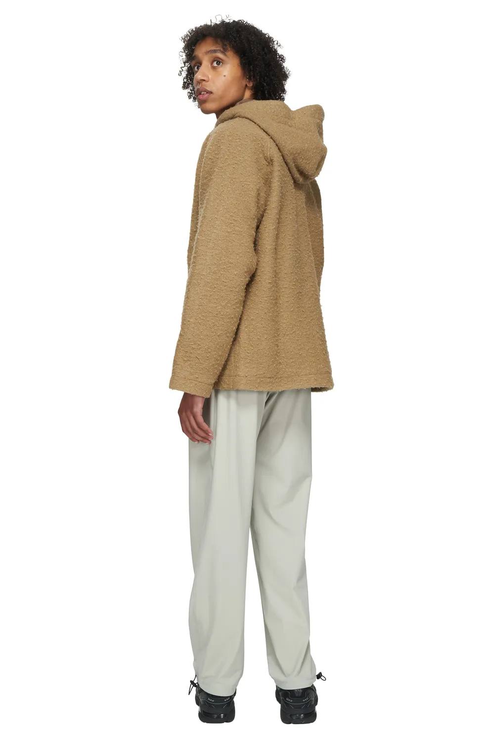 UNNA Walkman Anorak Jacke Camel Beige Wolle