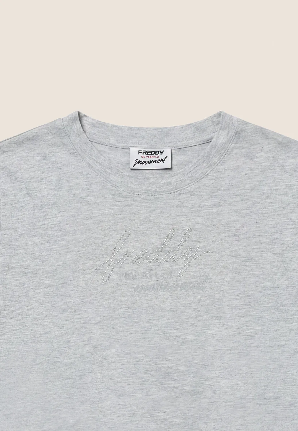 Freddy The Art of Movement T-Shirt Grau Melange