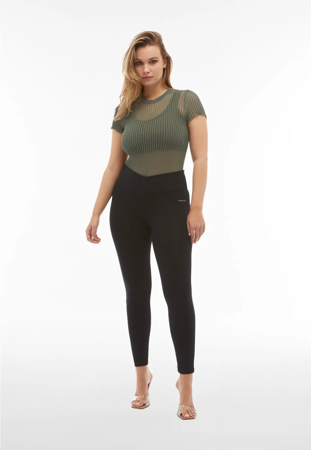 Freddy WR.UP Core Leggings High Waist Bio-Baumwolle dunkelblau