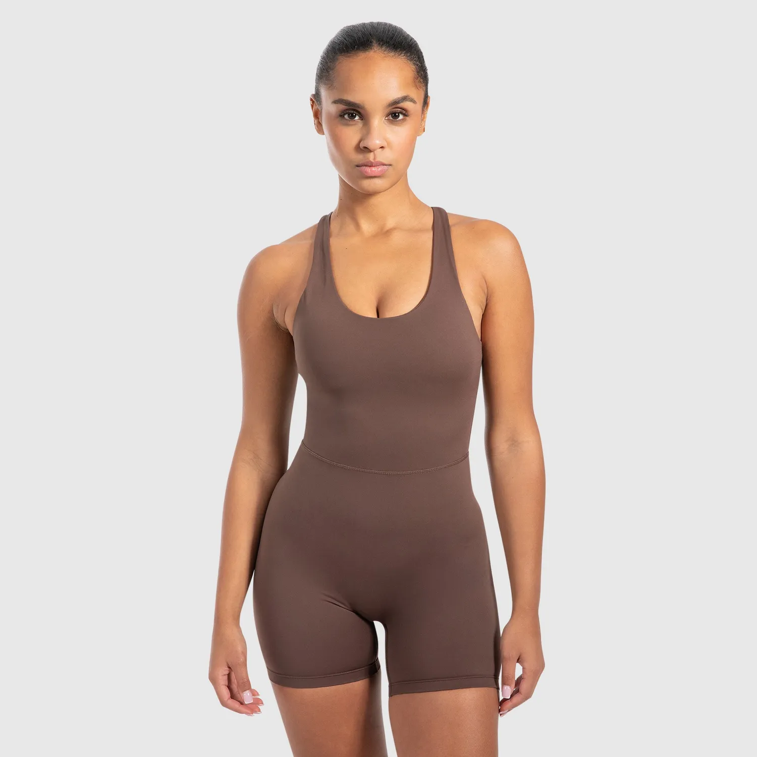 Smilodox Lunara Aleyna Jumpsuit Damen Schwarz elastisch
