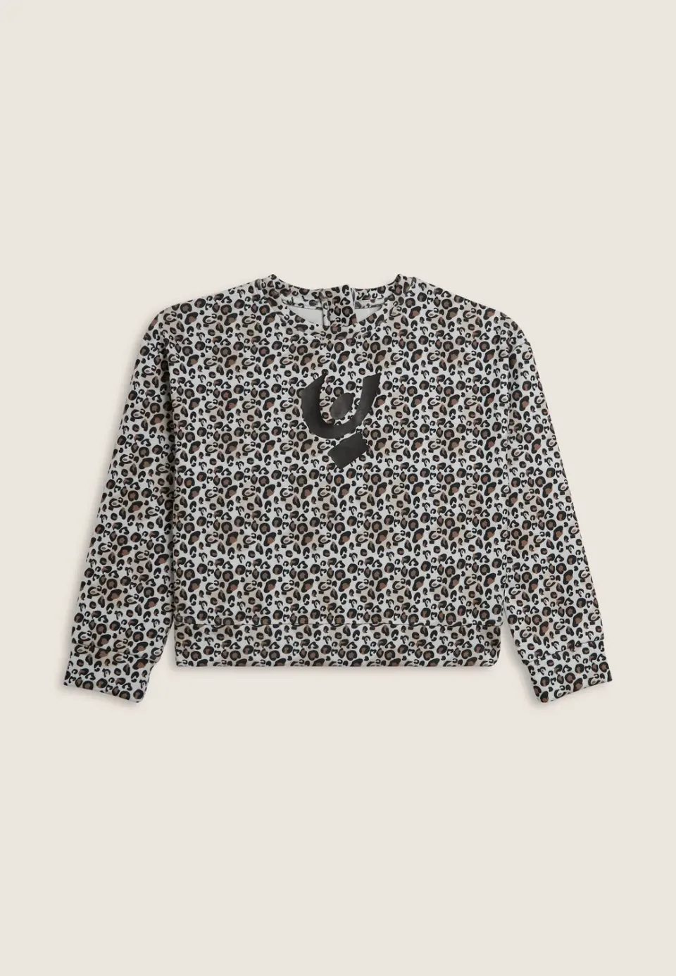 Freddy Cropped Sweatshirt Animalier Kinder Multicolor Reissverschluss