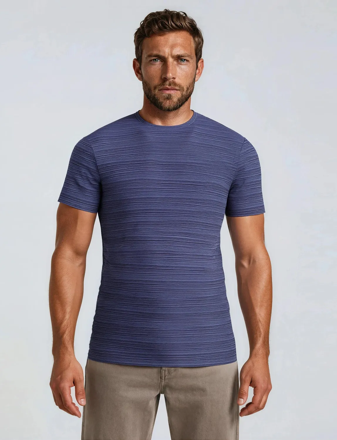 LPO Wilhelm Funktionsshirt Herren blau gestreift