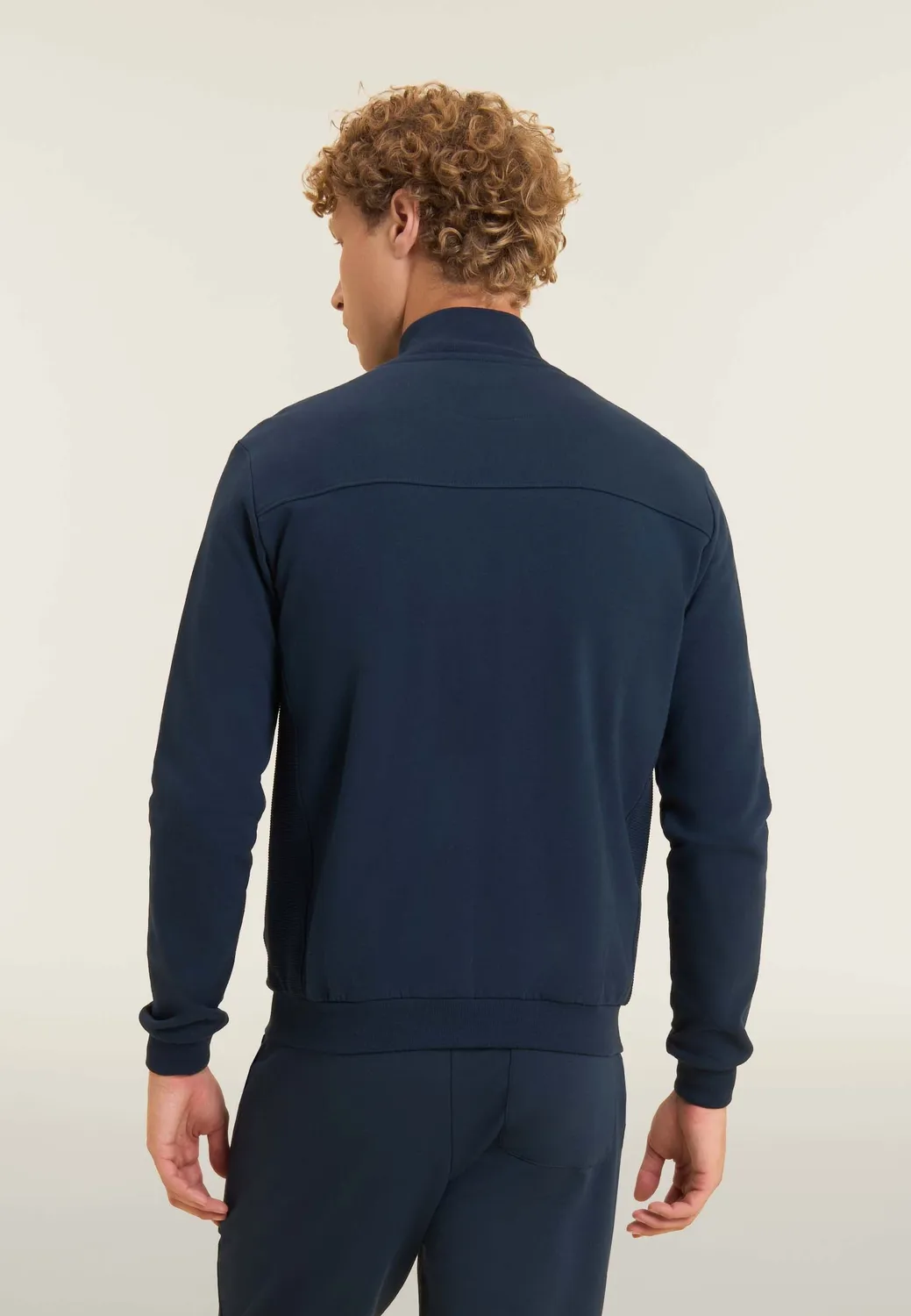 Freddy Herren Sweatjacke Baumwolle Dark Sapphire