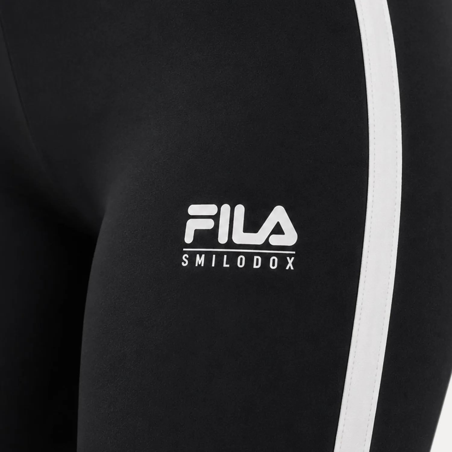 Smilodox x FILA Alassio Schlagleggings Schwarz Slim Fit