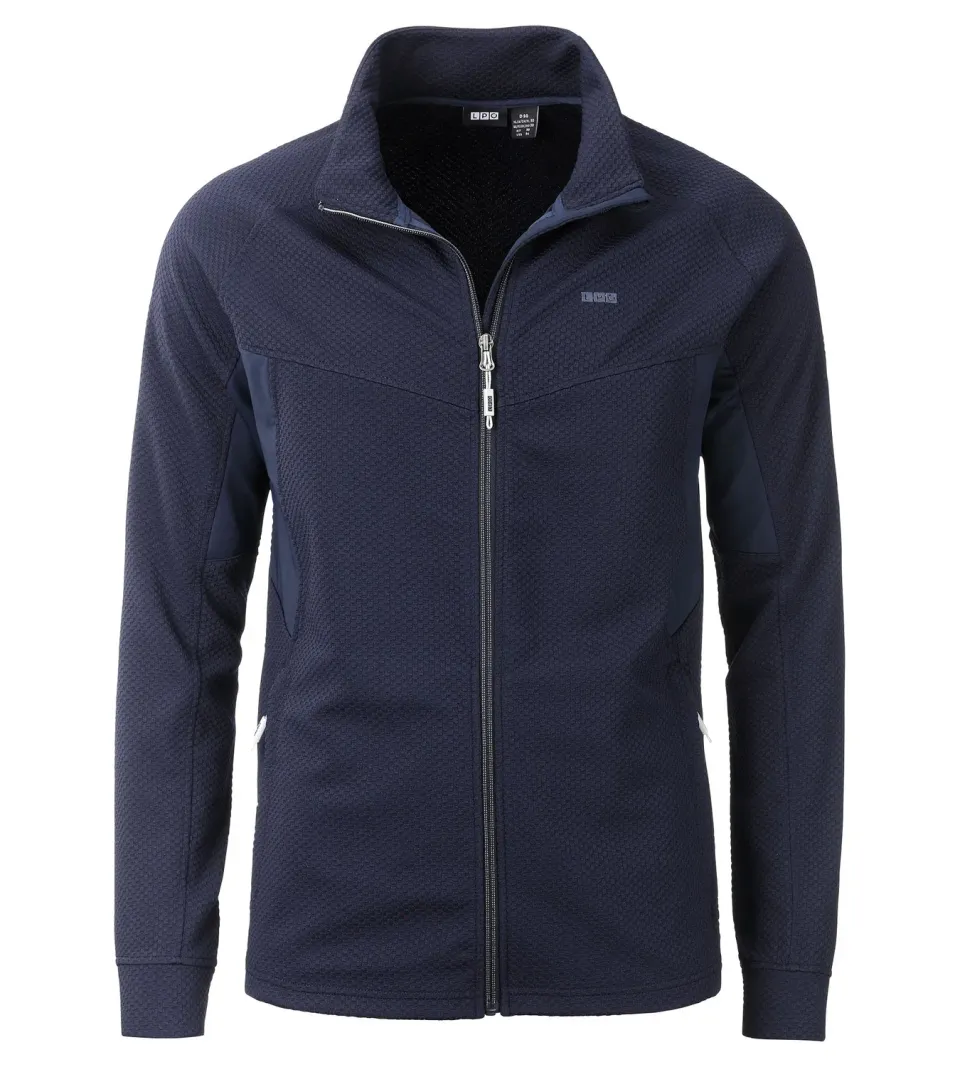 LPO Fleecejacke Gerit Herren Fleecejacke dunkelblau elastisch