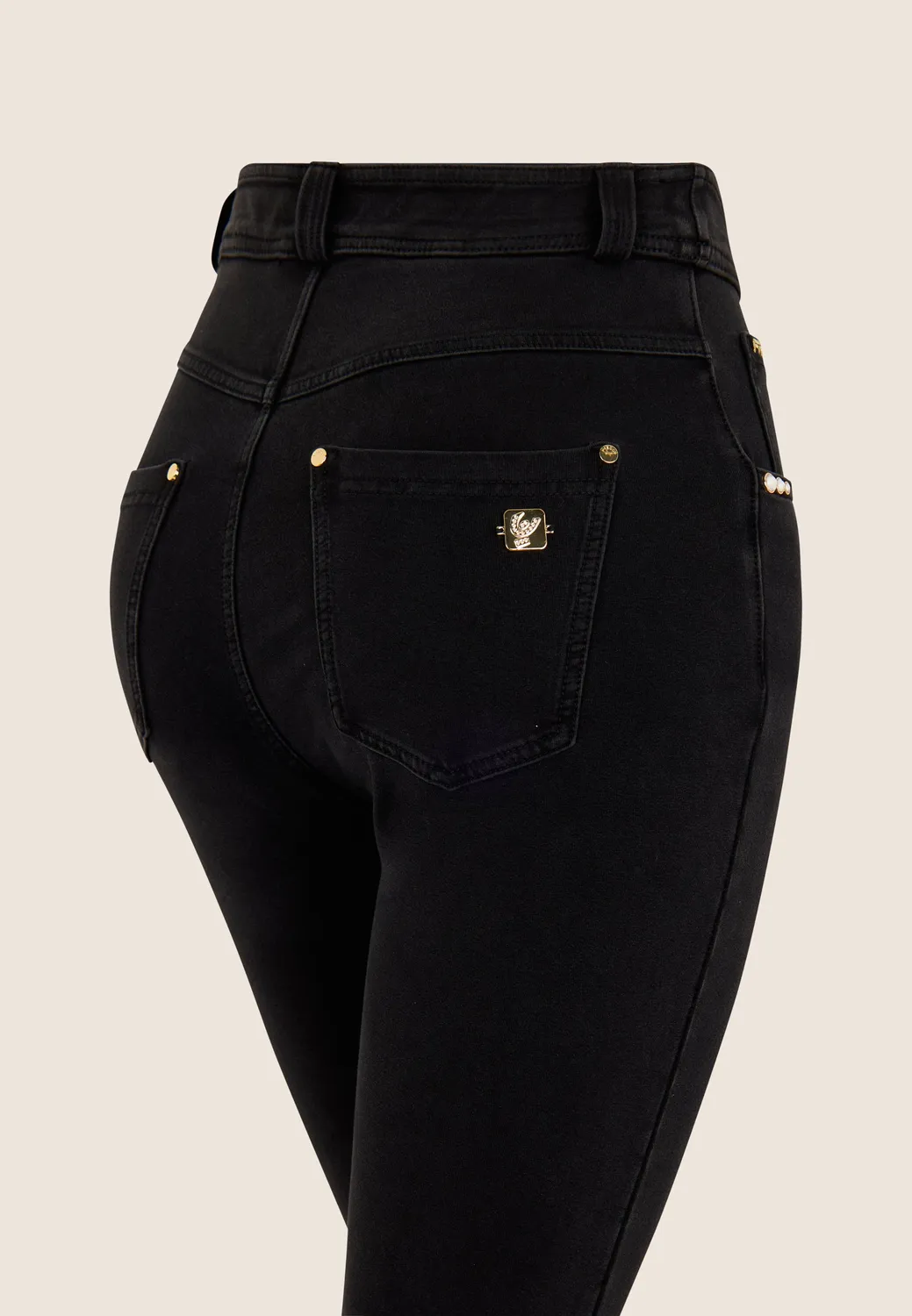 Freddy Capri Denim Leggings Indigo 5 Taschen High Waist