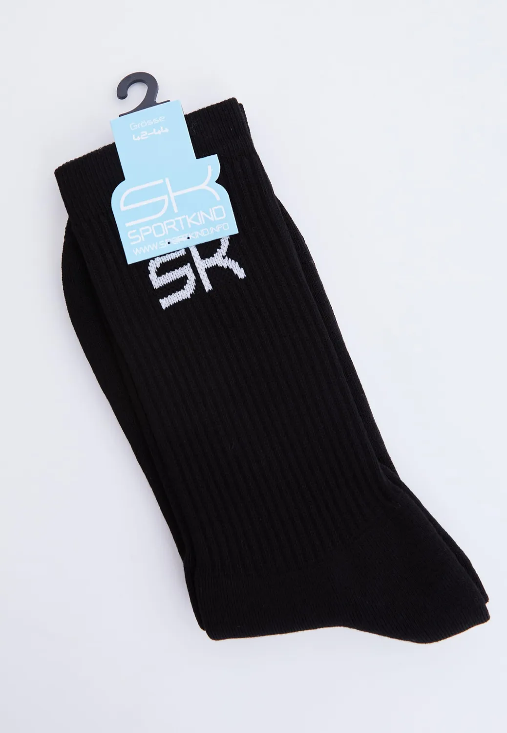 SPORTKIND Tennis Sportsocken lang Schwarz 45-47
