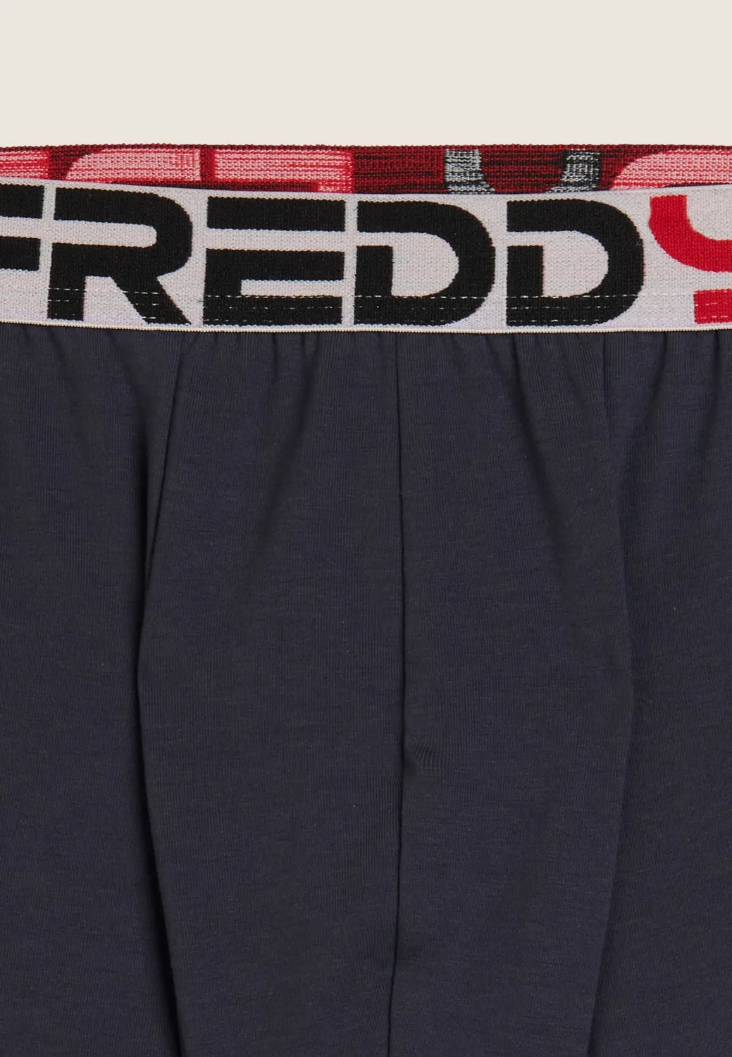Freddy Herren Boxer Blu Navy AB0B3 Logo-Bund
