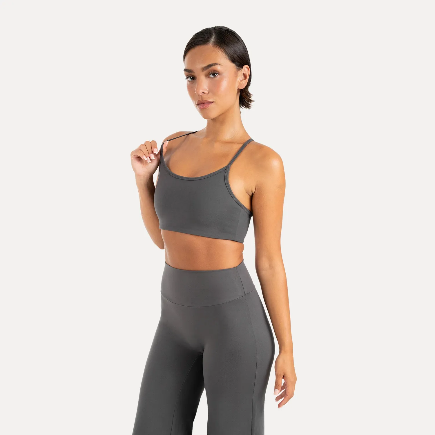 Smilodox Sorea Suvi Sport BH Damen Schwarz Slim Fit