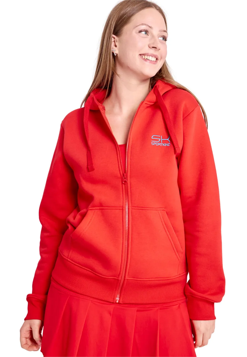 Sportkind Zip-Hoodie Kapuzenjacke Unisex mit Reißverschluss