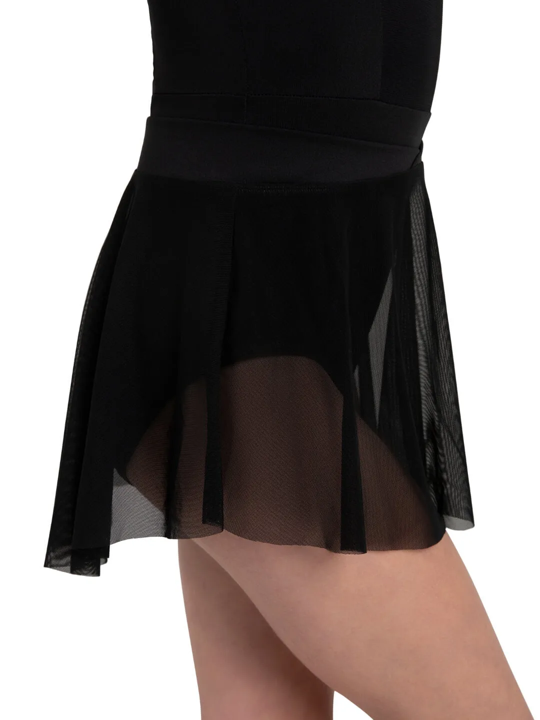 Capezio Jewel Garden 12294C Kinder Ballettrock Schwarz Mesh