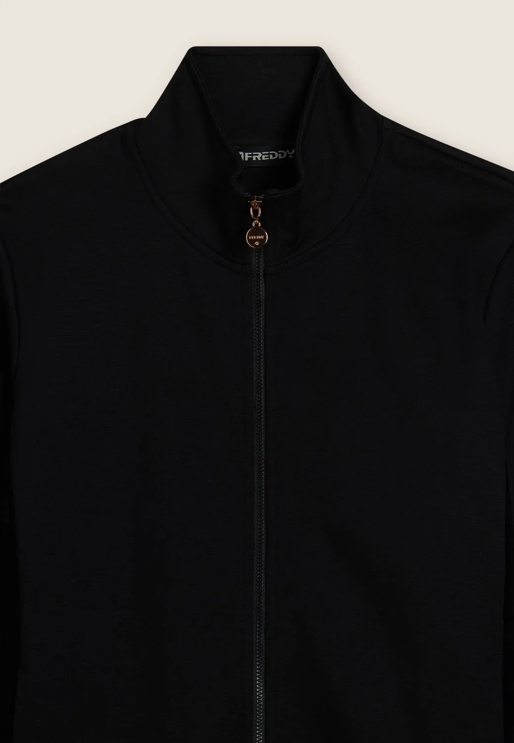 Freddy Full-Zip Sweatjacke Viskose Dark Sapphire Chenille