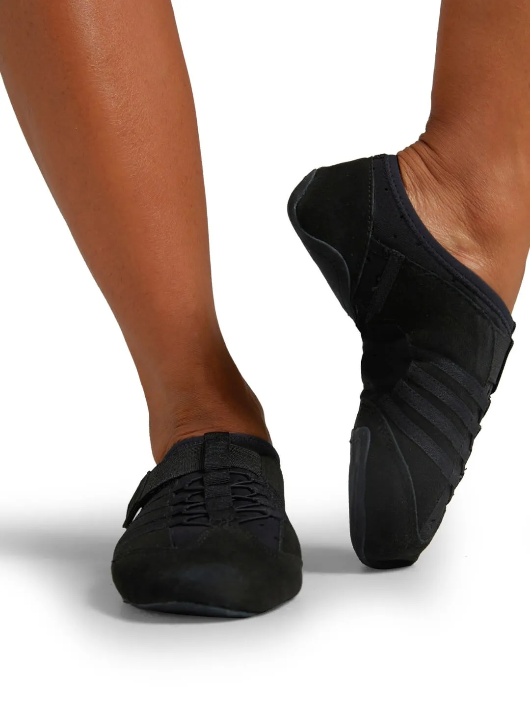 Capezio Classics Jag Jazzschuhe Schwarz Wildleder