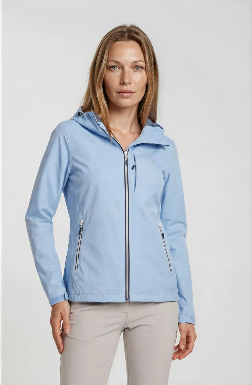 LPO Kiara Outdoorjacke Damen hellblau wasserdicht