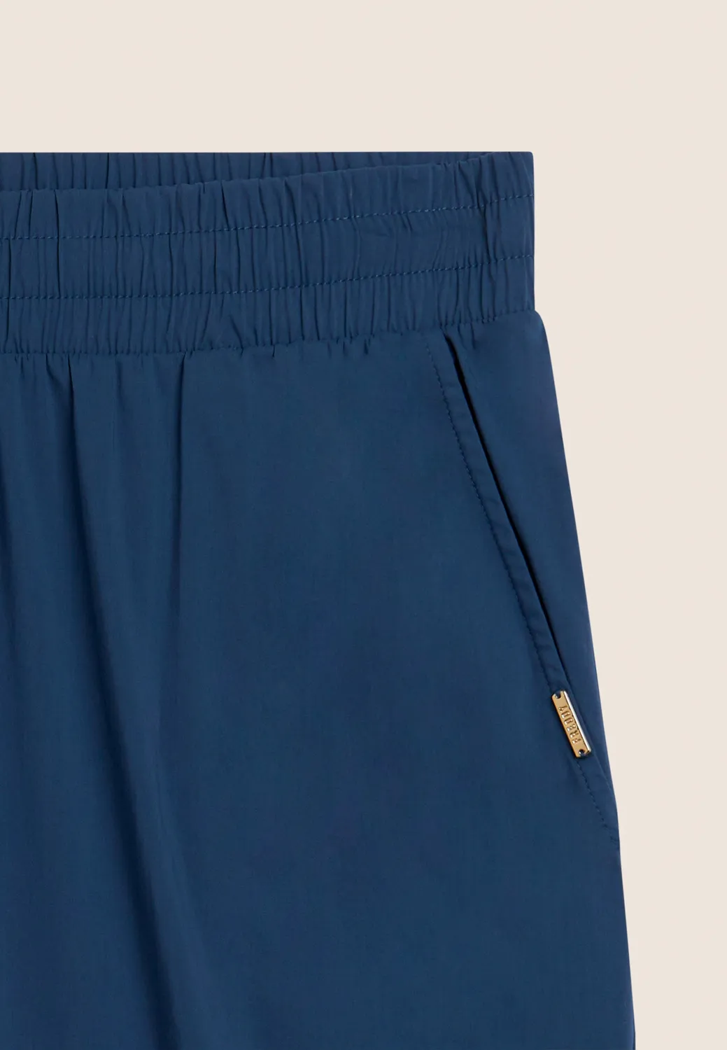 Freddy Cropped Hose Karotte Popeline Dunkelblau M