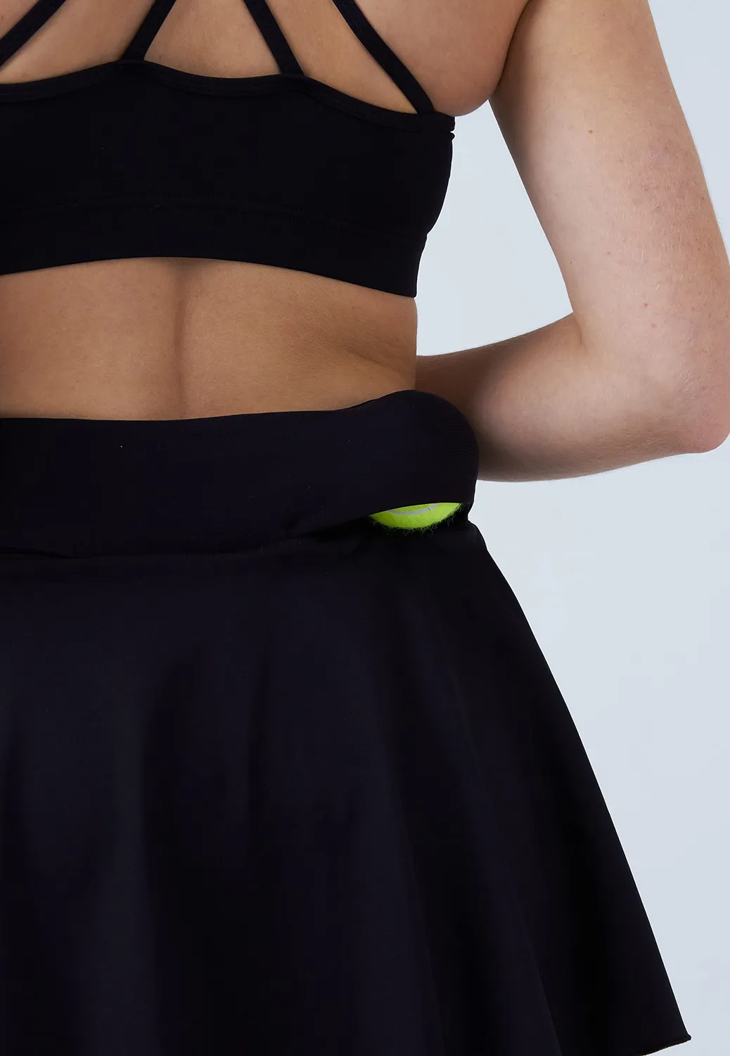 SPORTKIND Advantage Tennisrock lange Leggings warm