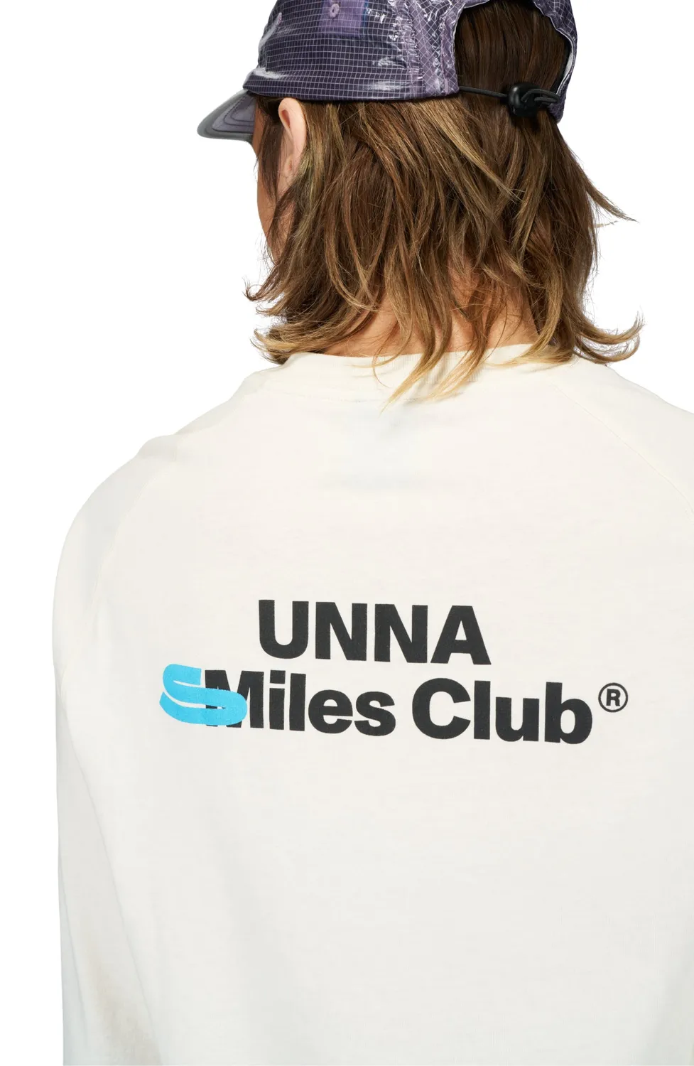 UNNA Smiles Club Tee LS Herren Longsleeve Vanilla White