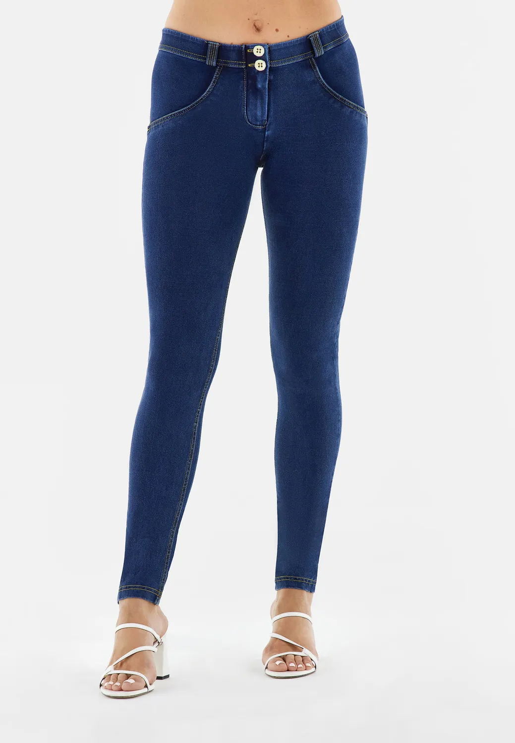 Freddy WR.UP Jeggings Damen Dunkelblau Skinny Denimstretch