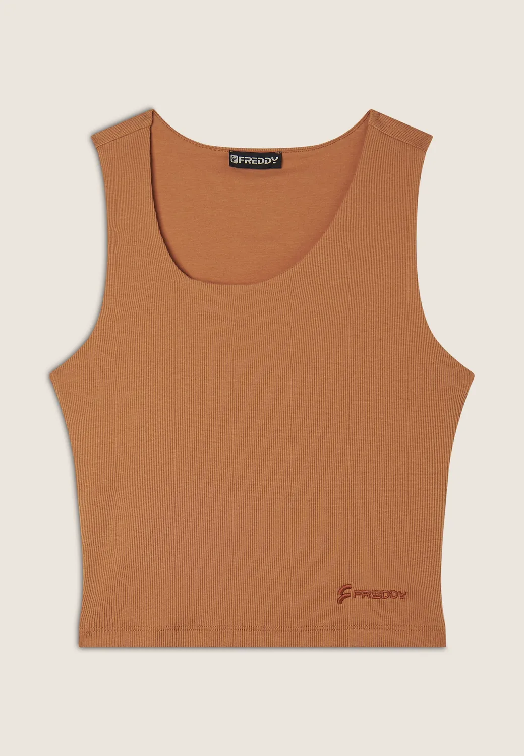 Freddy Rippen Asymmetric Top Crop-Top