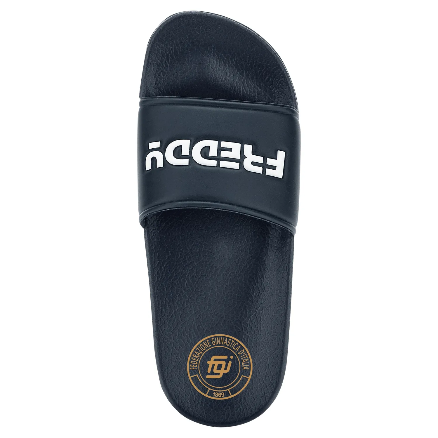 Freddy Slider Badelatschen FGI Gold Night Blue