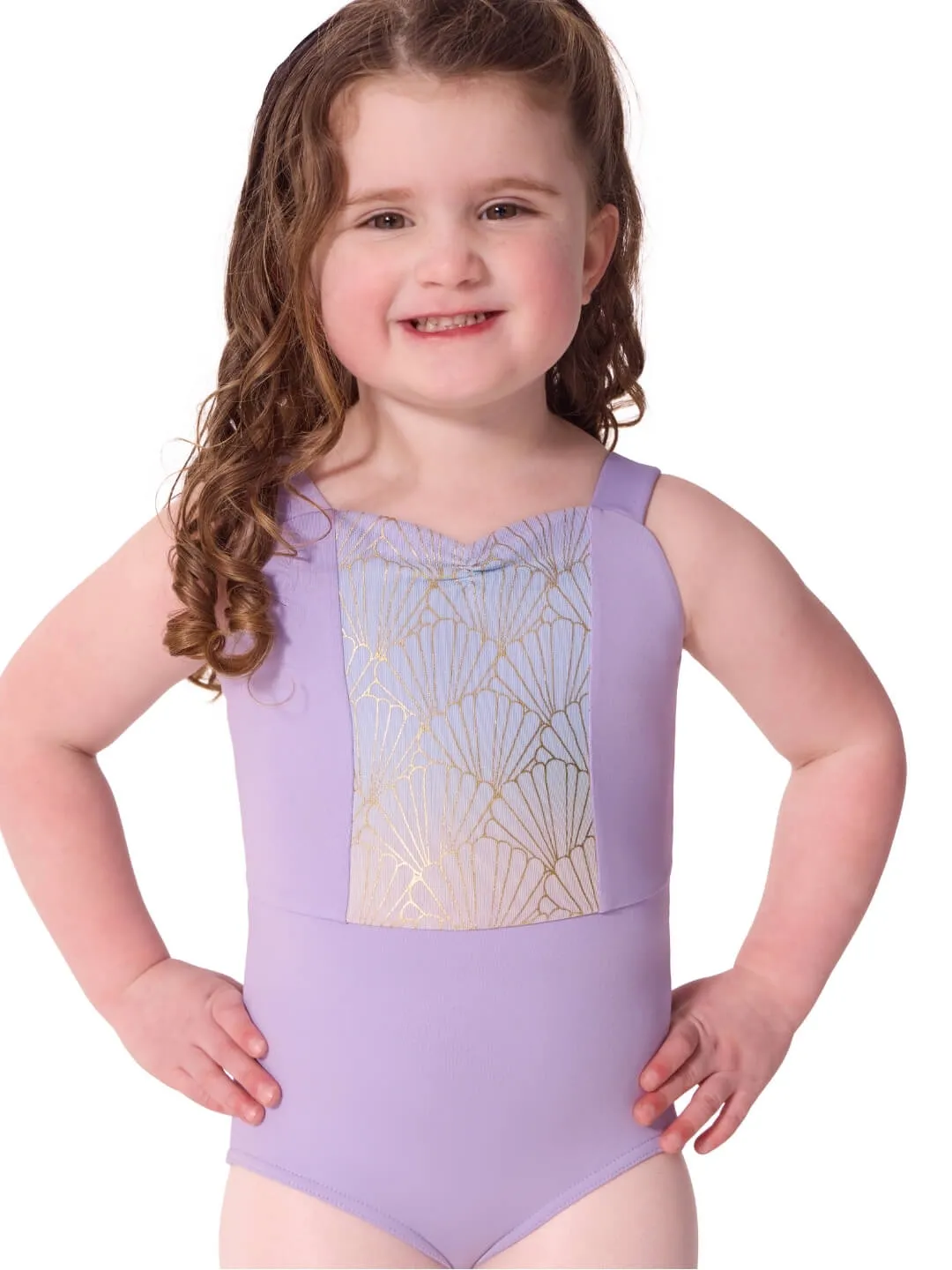 Capezio Sea Star Seashell Tank Ballettanzug Pink für Kinder