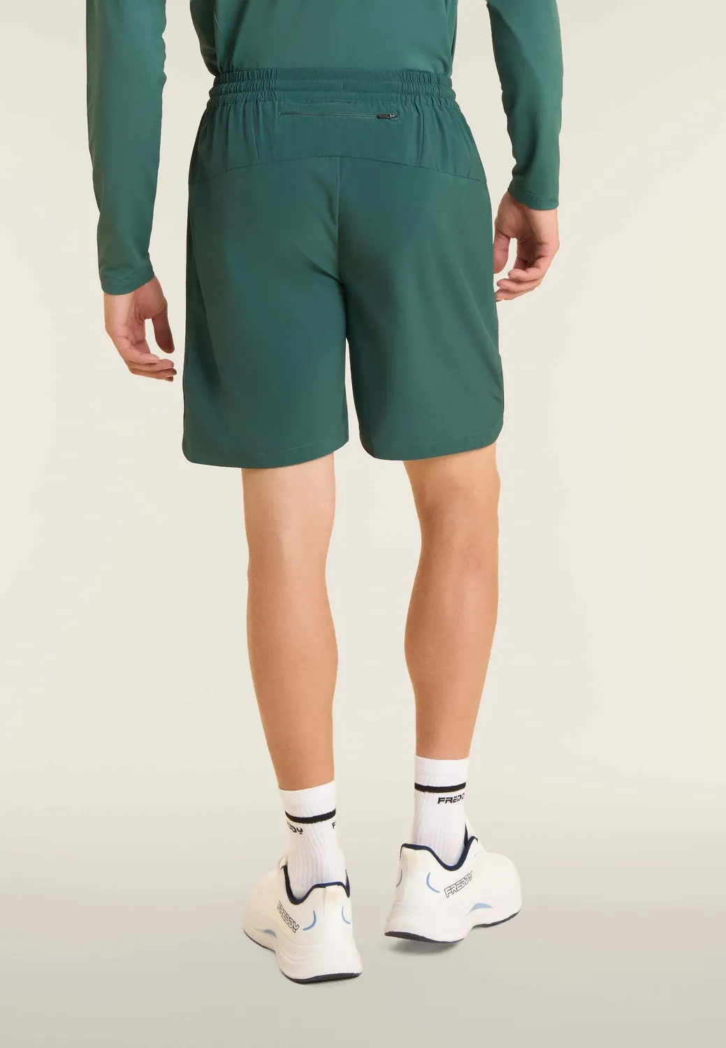 Freddy Slim Shorts Herren Zip-Taschen Jet Black