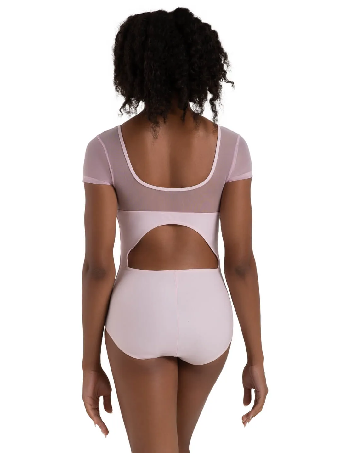 Capezio Curved Rhythm Chryssa Ballettanzug Schwarz Mesh