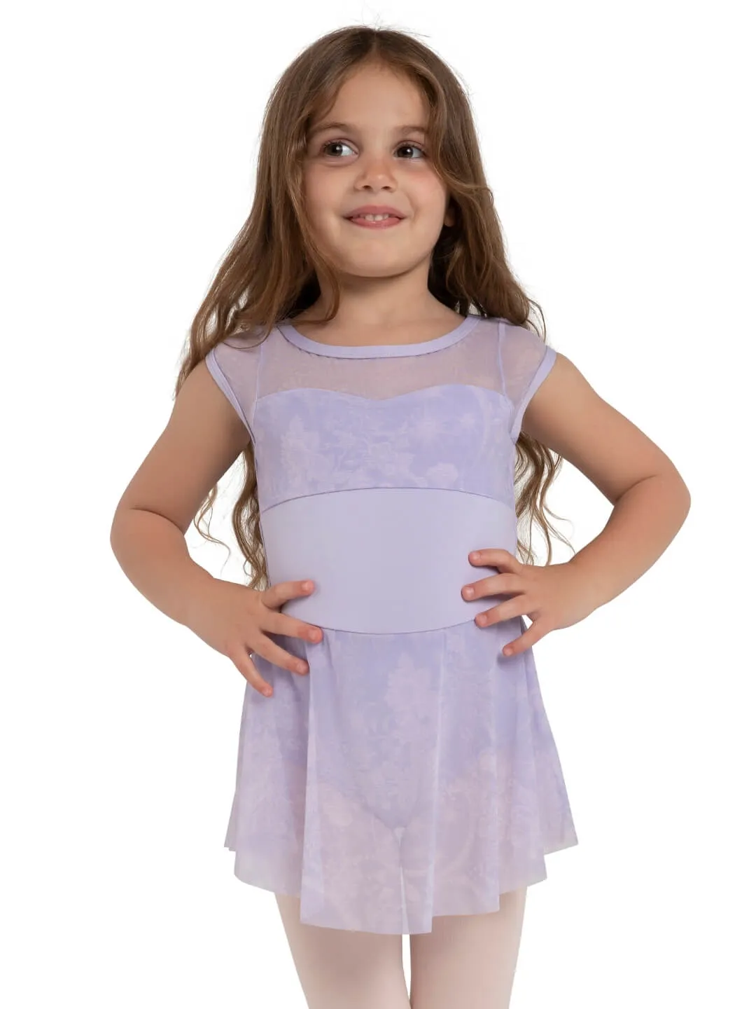 Capezio Jewel Garden Opal 12289C Ballettkleid Pink Mesh