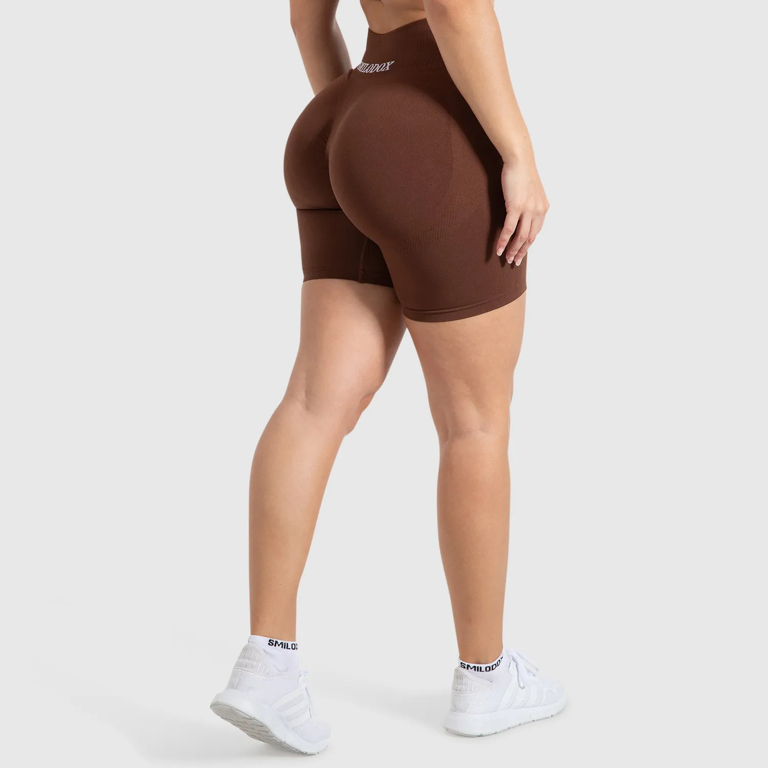 Smilodox Cetrina Maria Solid Shorts Schwarz Scrunch