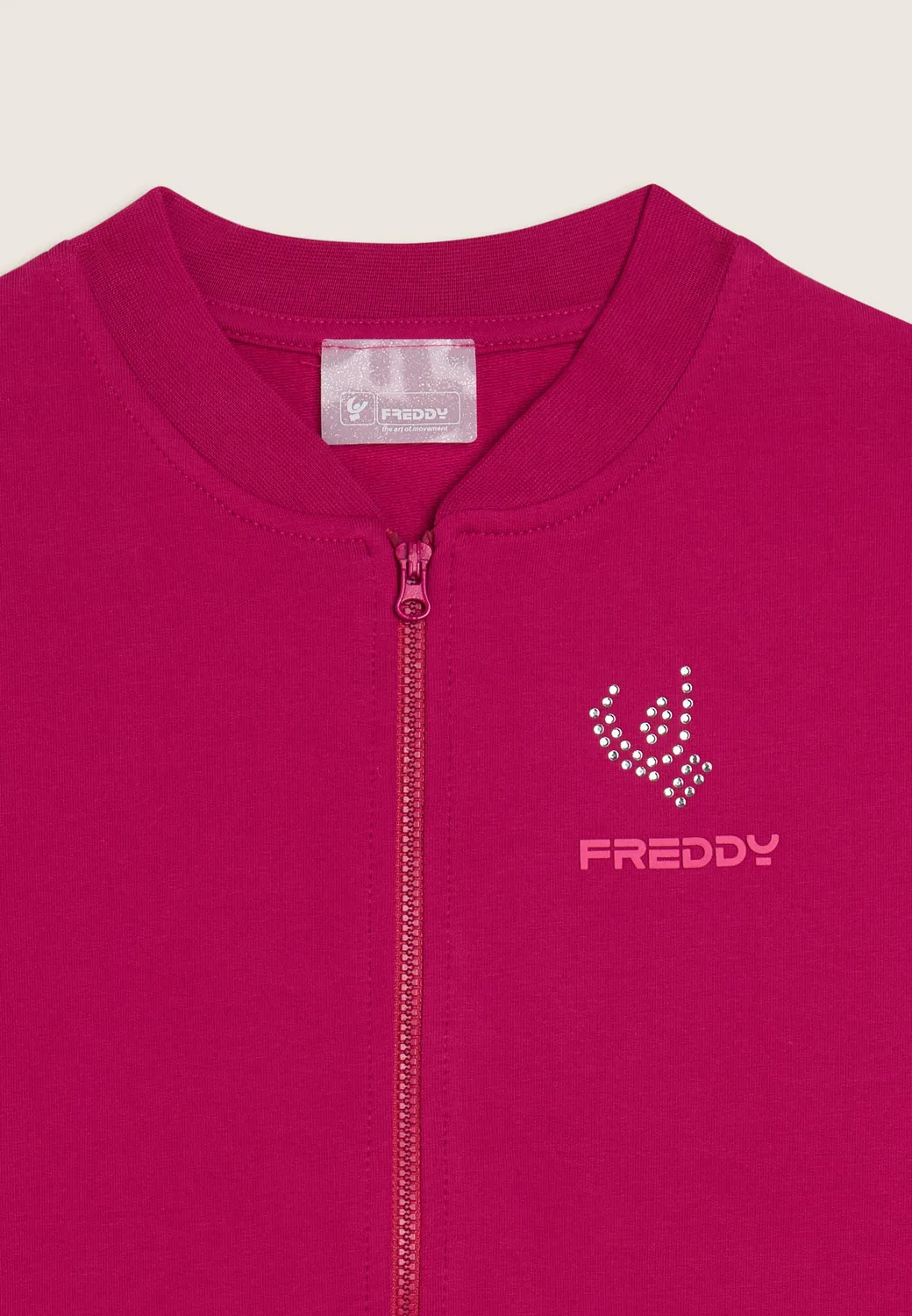 Freddy Zip Trainingsanzug Mädchen French Terry Pink