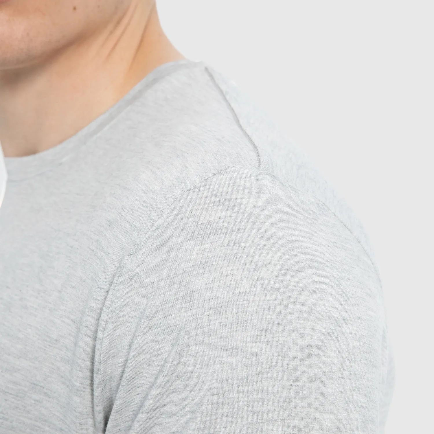 Smilodox Lunara Ilian Modal T-Shirt Schwarz Meliert