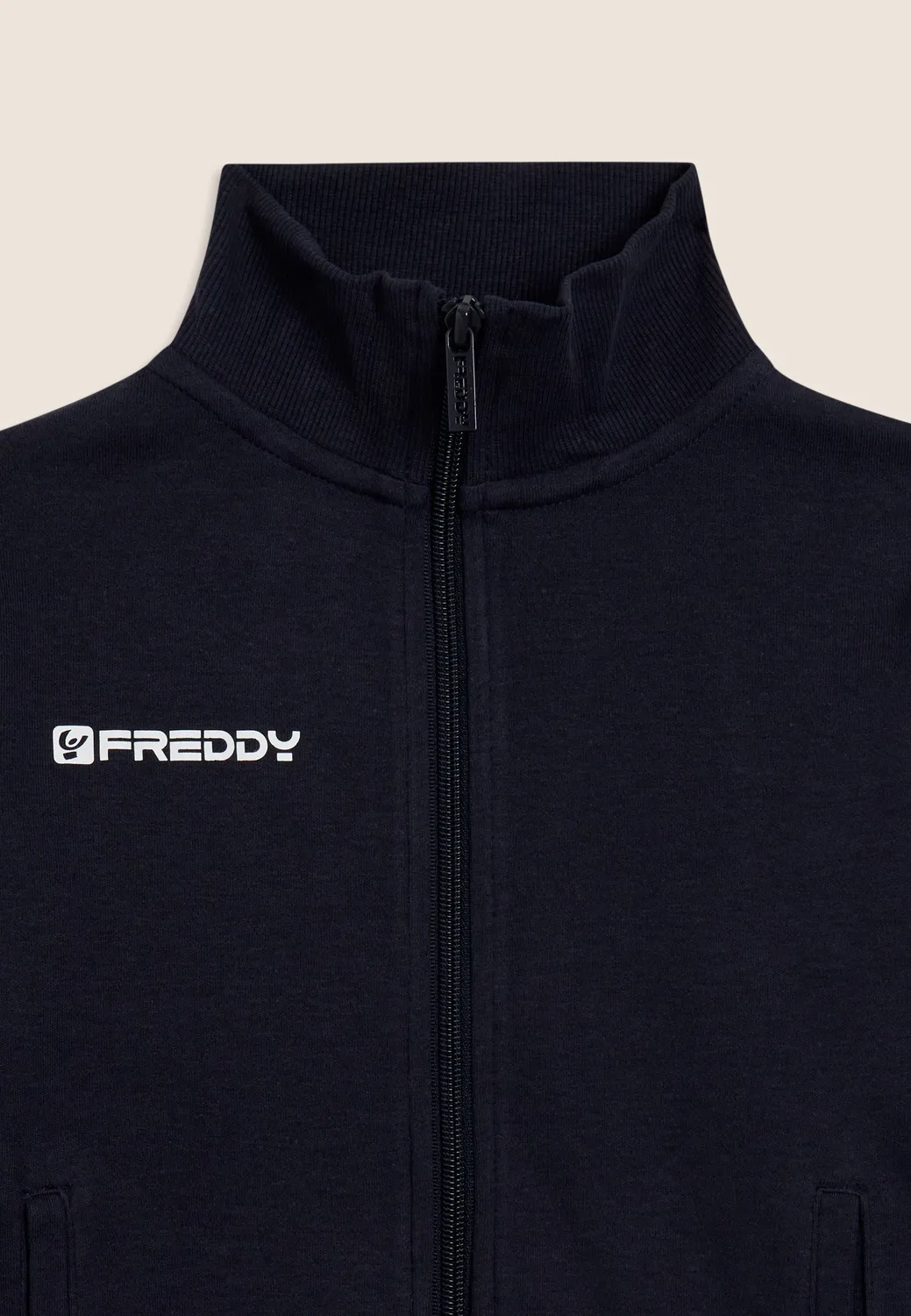 Freddy Trainingsanzug Mädchen Schwarz Baumwolle