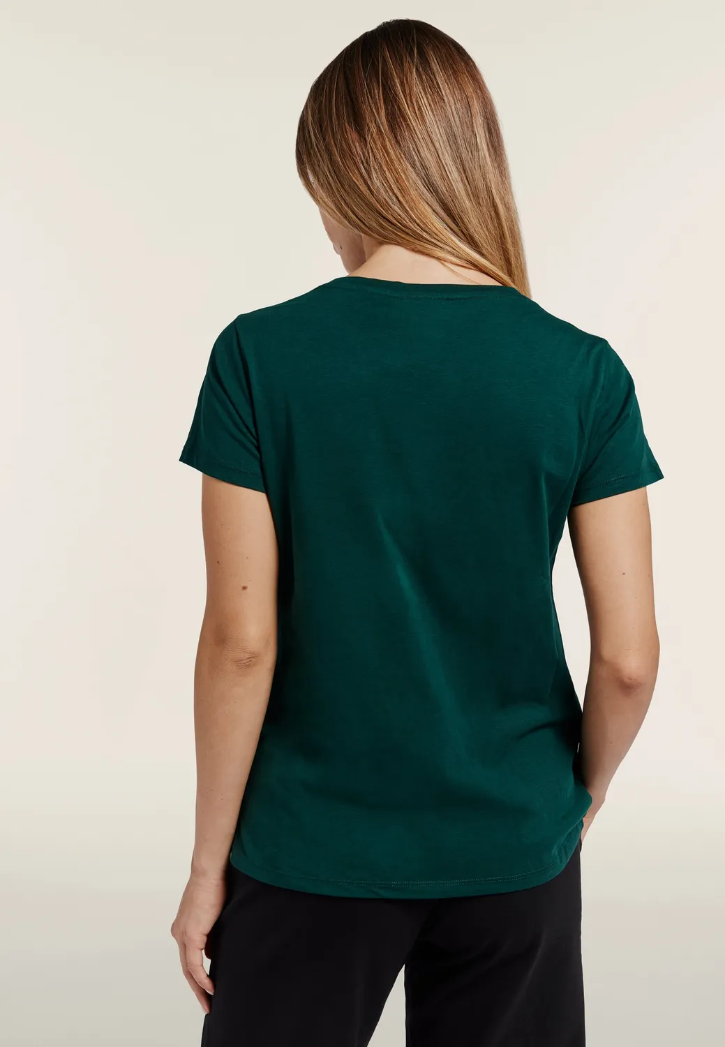 Freddy Make it Happen T-Shirt Damen Weiß Perlen