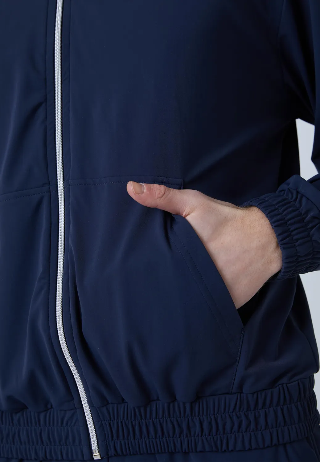 SPORTKIND Court Joggingjacke Herren Bund Taschen UV-Schutz