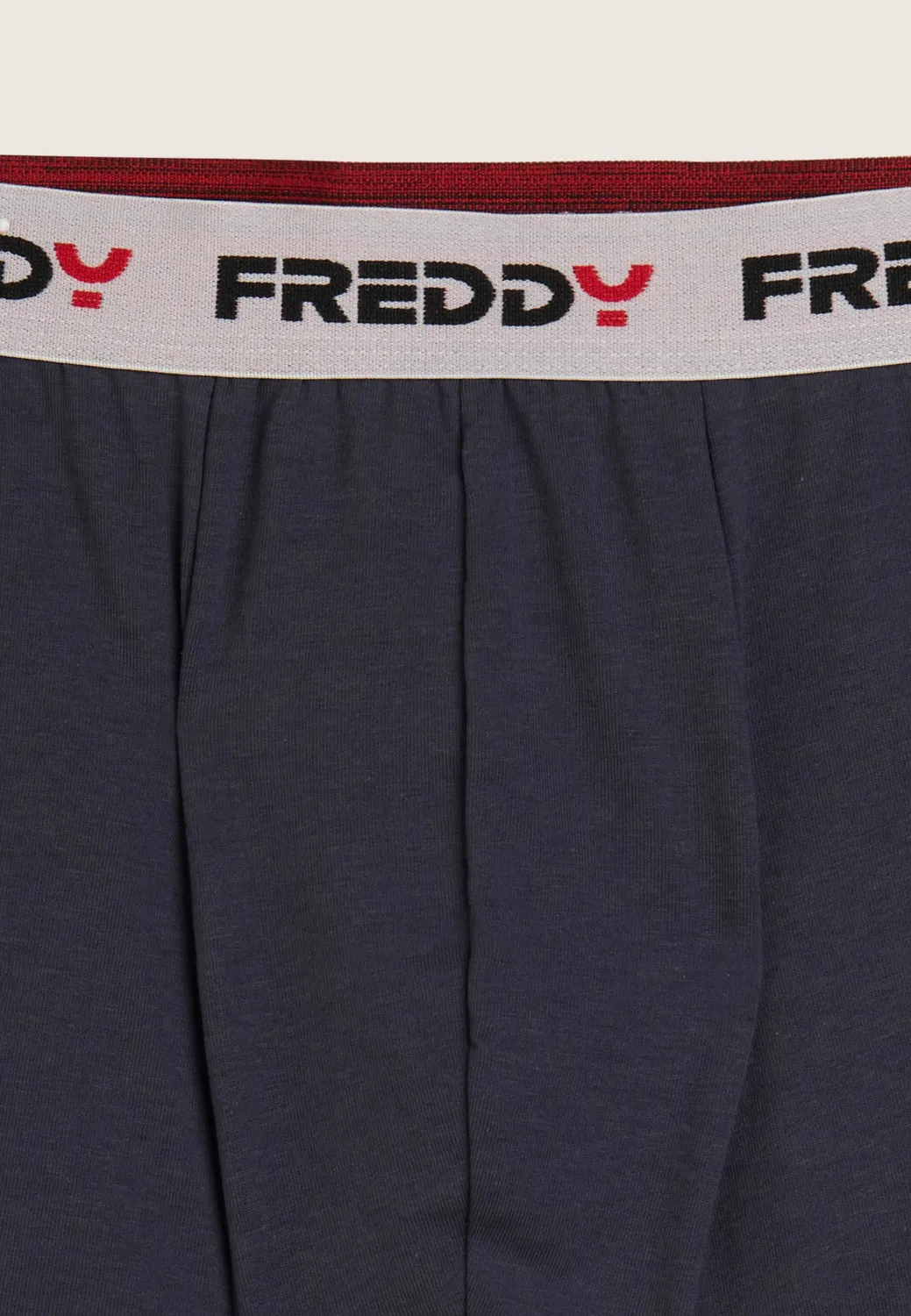 Freddy Jacquard Boxer Herren Blu Navy kurzer Schnitt Baumwolle