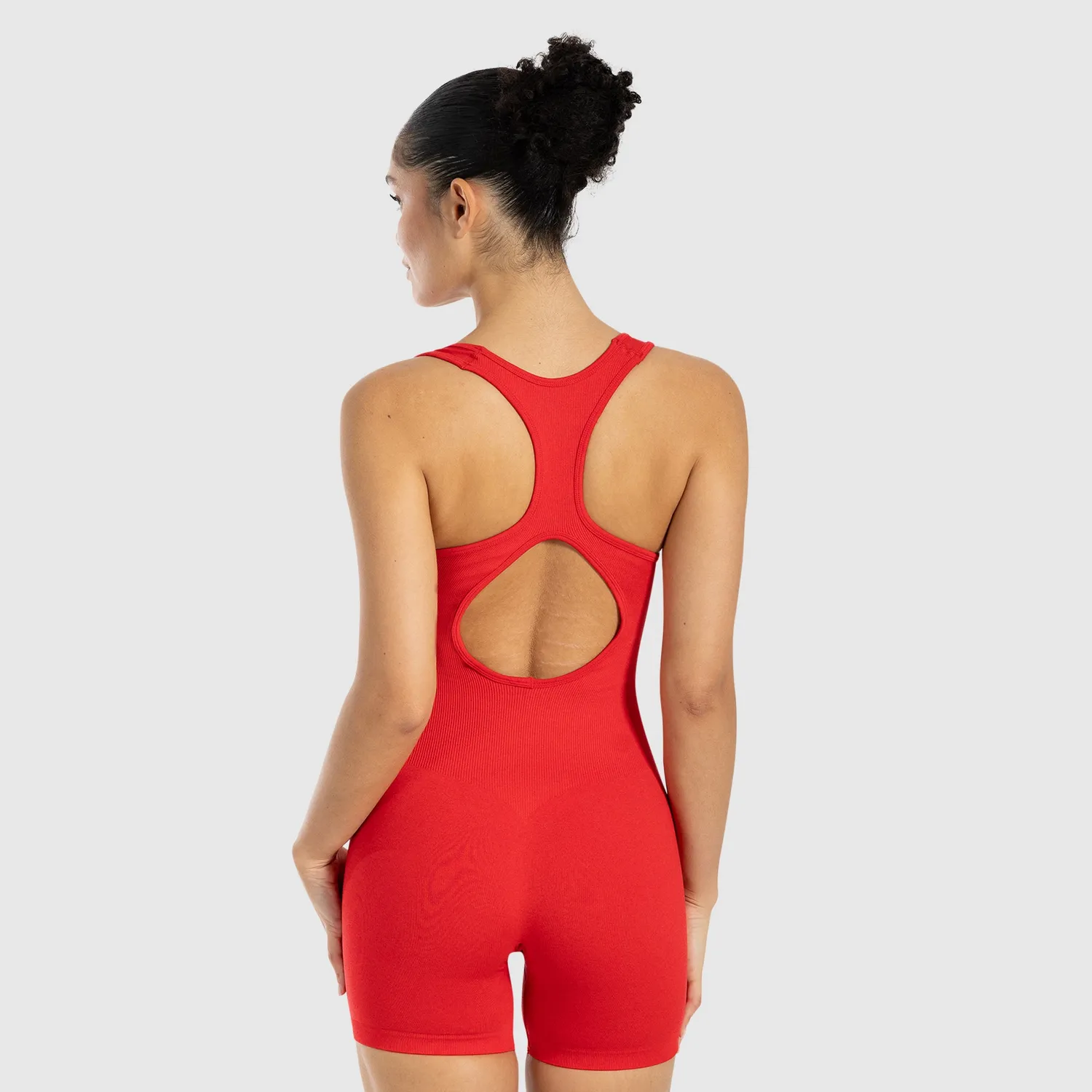 Smilodox Lunara Doralia Jumpsuit Schwarz kurz