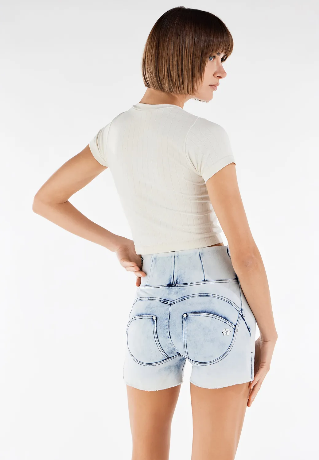 Freddy WR.UP Denim Shorts J93N Push-up hoch