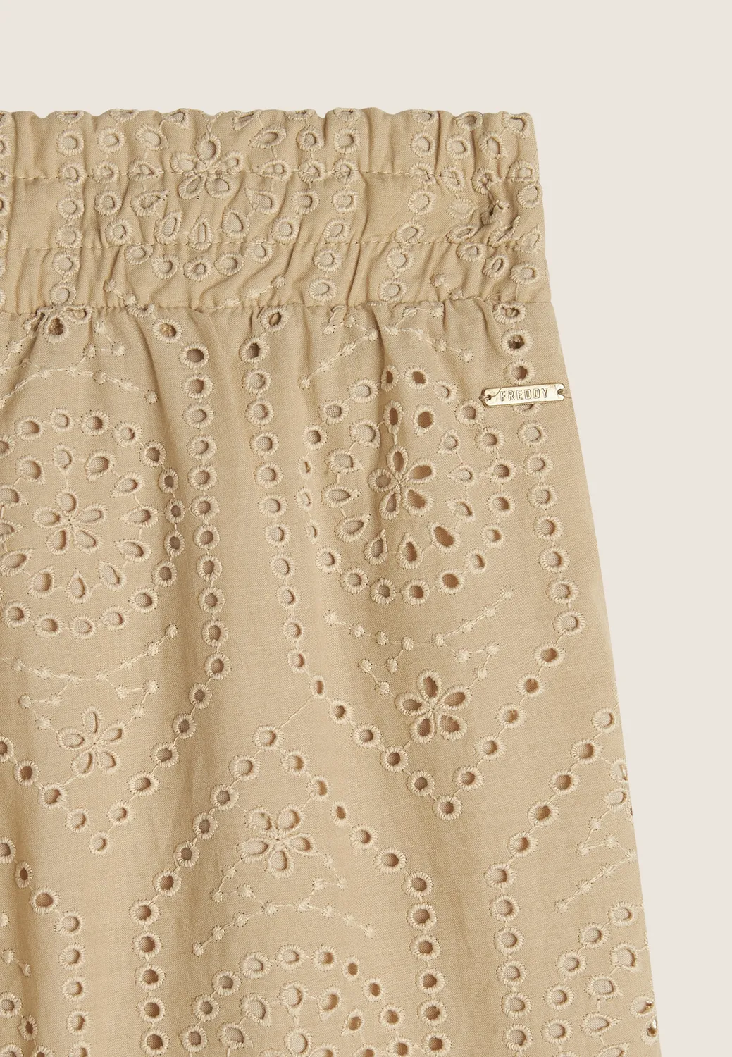 Freddy Musselin Shorts Sangallo-Stickerei regular