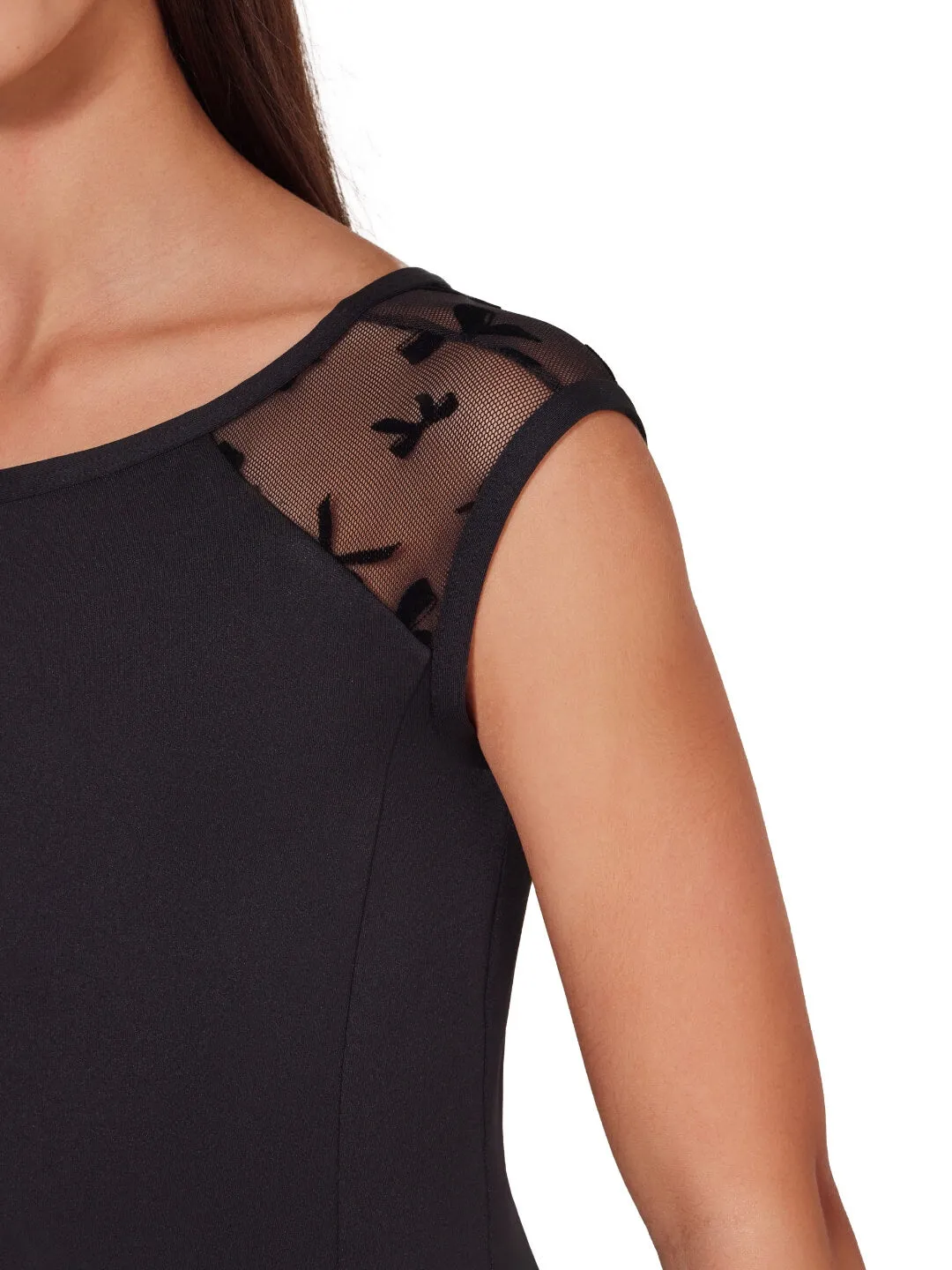 Capezio Take a Bow F12421C Encore Turnanzug Kind Schleifen-Mesh
