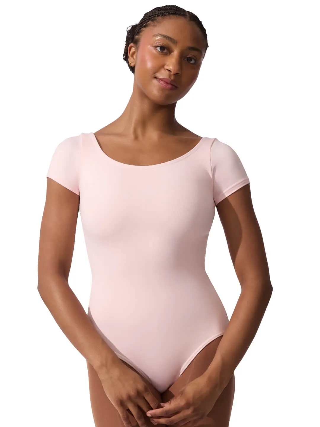 Capezio Studio Collection SE1005W Kurzarm Ballettanzug Schwarz